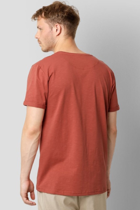 Clean Cut Copenhagen Kolding Organic Tee S/S Rusty Red