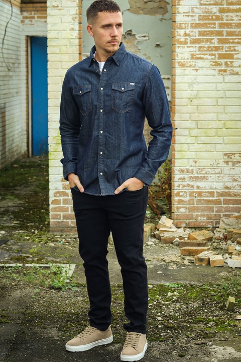 Jack & Jones Sheridan Shirt L/S Dark Denim