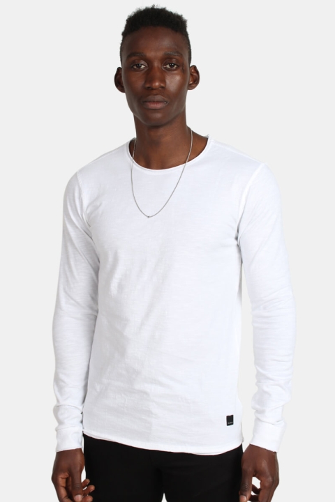 Gabba Filip Slub L/S T-skjorte White