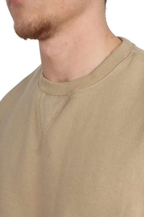 Urban Classics Oversized Open Edge Crew Warm Sand