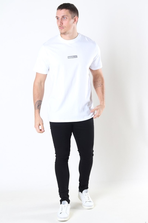 Woodbird Trope Split Tee White