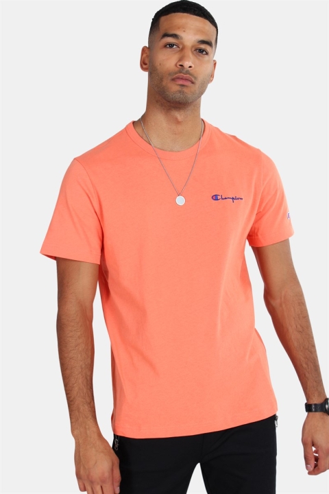 Champion Crewneck T-skjorte Peach