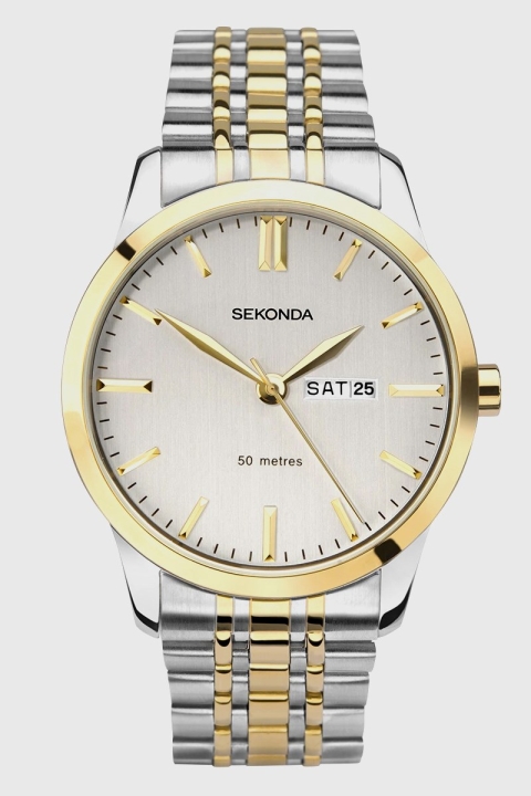 Sekonda 1666 Classic Two-Tone Bracelet Klokke