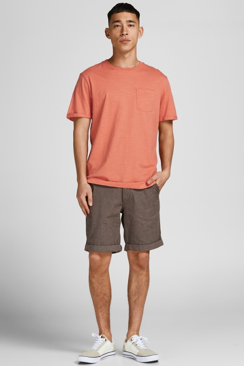 Jack & Jones JPRBLATROPIC SOLID SS TEE CREW NECK SN Apricot Brandy