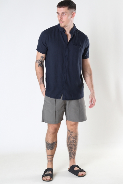 Woodbird Hansi Track Shorts Antra Grey