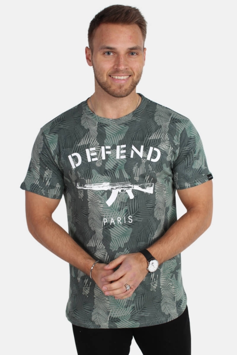 Defend Paris Paris T-skjorte Camo Palmier