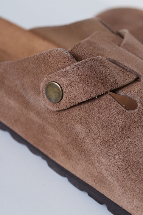 Born // Raised Berna Suede Leather Taupe