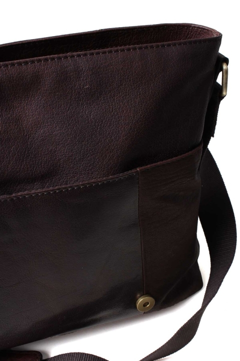 Saddler FinsbKlokkey Taske Dark Borwn 