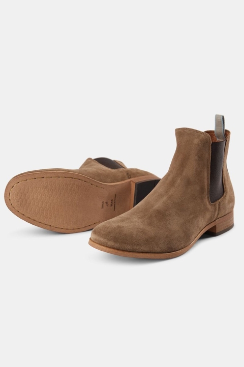 Shoe The Bear Dev Semsket Chelsea Boots Tobacco