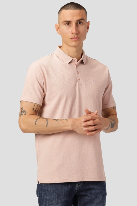 Clean Cut Copenhagen Silkeborg Stretch Polo Dusty Rose