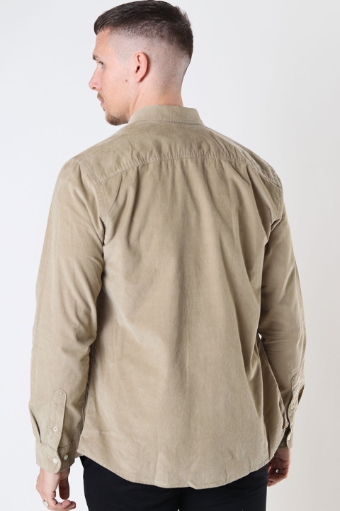 Jack & Jones JJECLASSIC CORDUROY SHIRT L/S SN Crockery