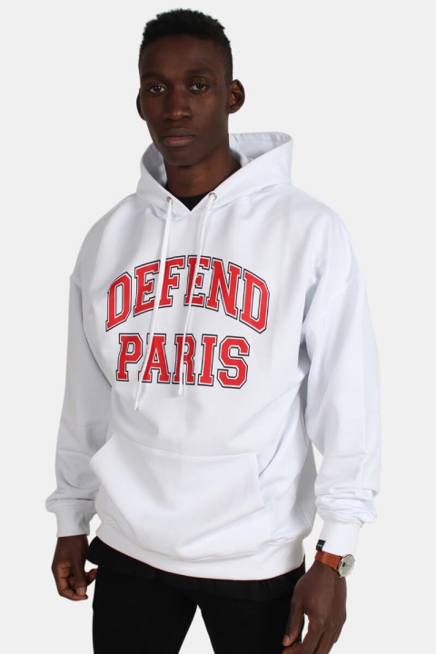 Defend Paris 92 Hoodies Genser Capuche White