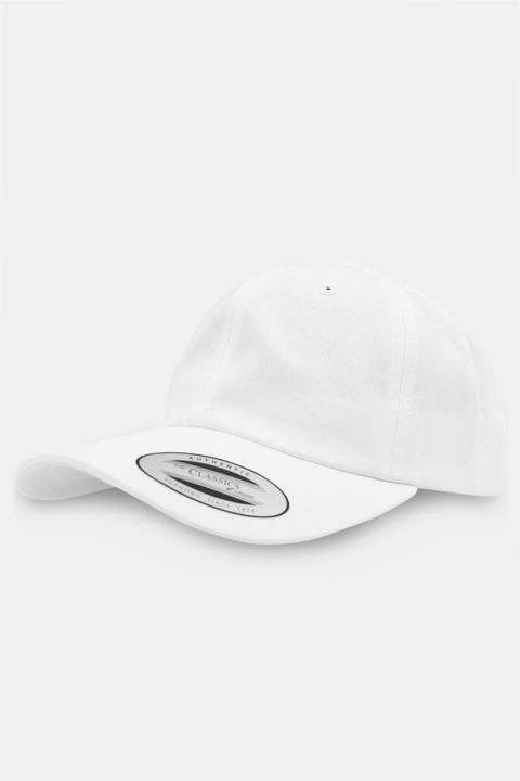 Flexfit Low Profile Cotton Twill Baseball Caps White