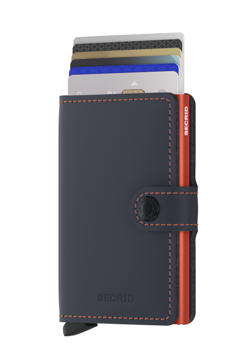 Secrid Miniwallet Night Blue-Orange