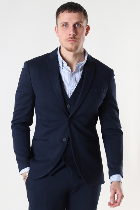 Jack & Jones PHIL JERSEY BLAZER Dark Navy SUPER SLIM FIT