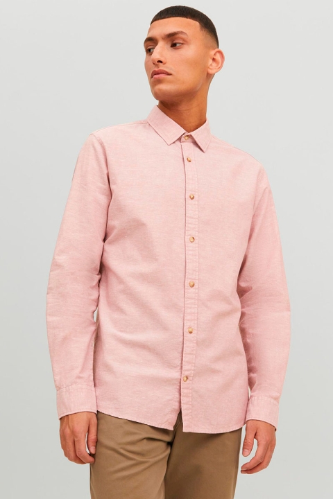 Jack & Jones Summer Linen Shirt LS Deauville Mauve