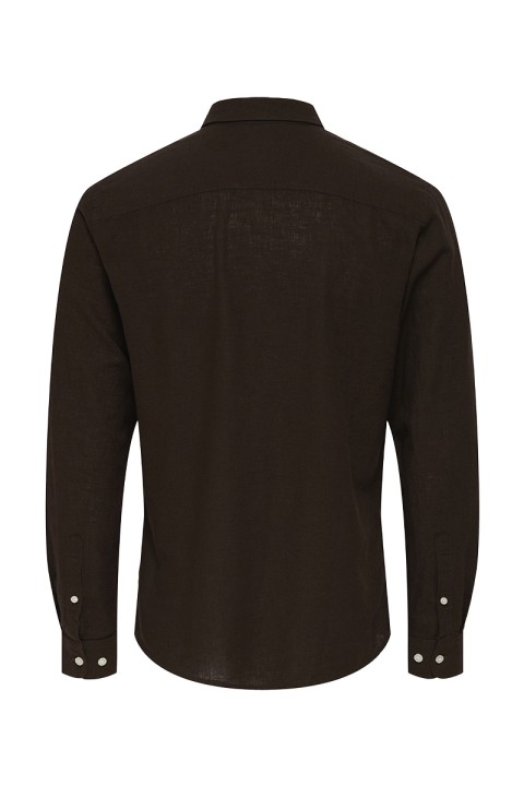 ONLY & SONS Caiden LS Linen Shirt Coffee Bean