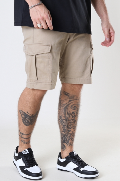 Jack & Jones JOE CARGO SHORTS Crockery