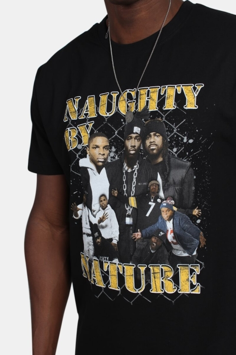 Mister Tee Naughty By NatKlokkee 90s T-shirt Black