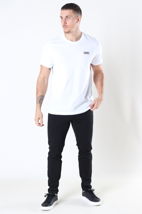 Tommy Jeans Regular Corp Logo T-shirt White