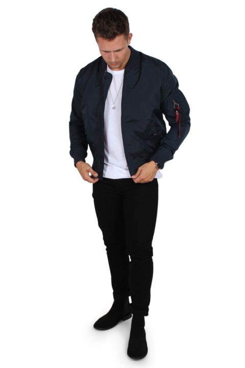 Alpha Industries MA-1 TT Bomber Jakke Rep Blue