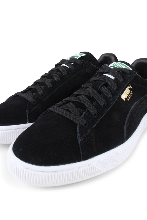 Puma Semsket Classic Sneakers Black Team Gold-White