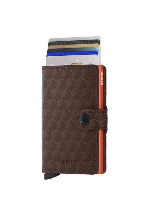 Secrid Miniwallet Brown Orange