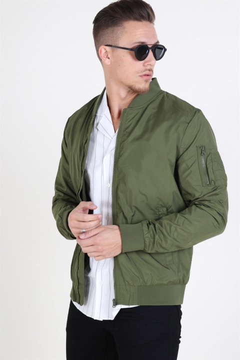 Urban Classics  Light Bomber Jakke Olive