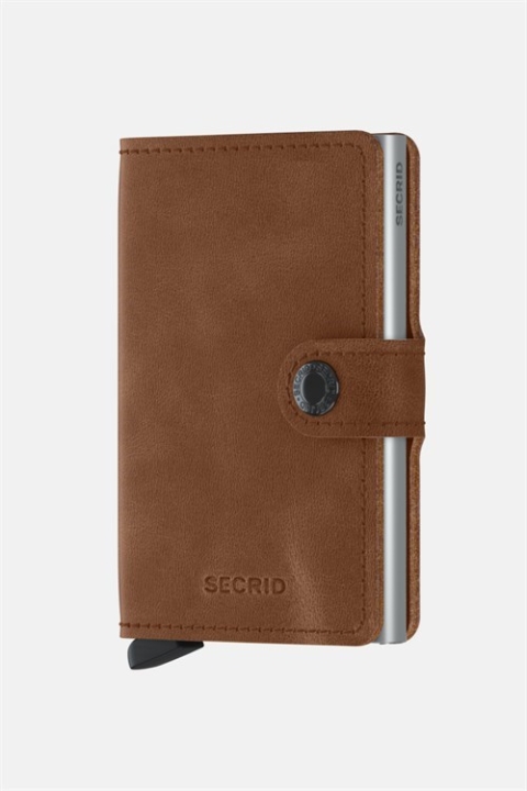 Secrid Miniwallet Vintage Cognac Silver