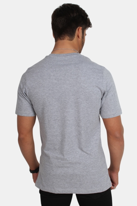 Basic Brand Uni Fashion V T-skjorte Oxford Grey