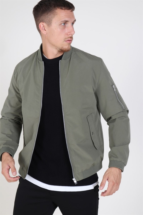 Jack & Jones Desert Bomberjakke Dusty Olive