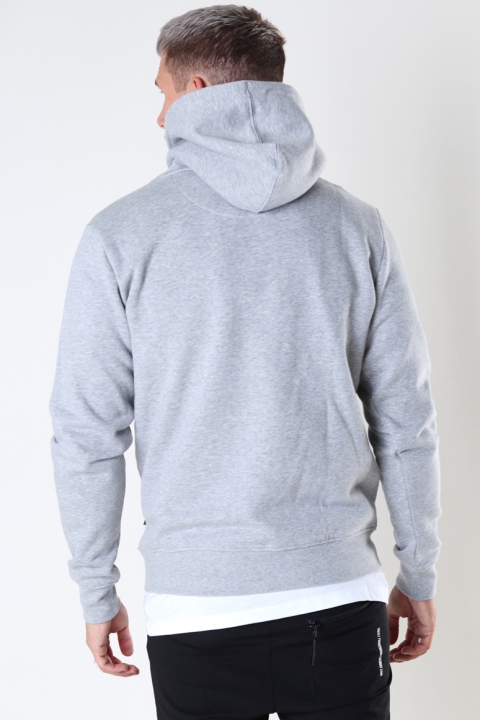 Kronstadt Lars Organic/Recycled hood sweat Grey mel