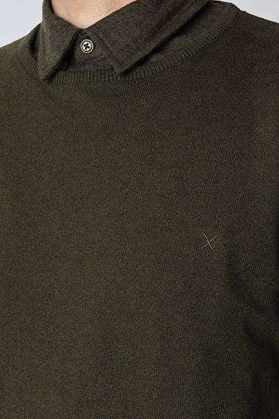 Clean Cut Copenhagen Claude crewneck knit Rosin melange