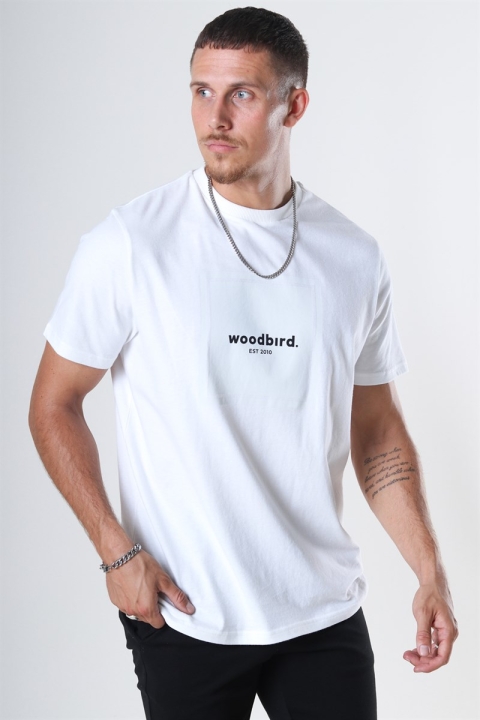 WoodBird OKlokke Box Jubi T-shirt White