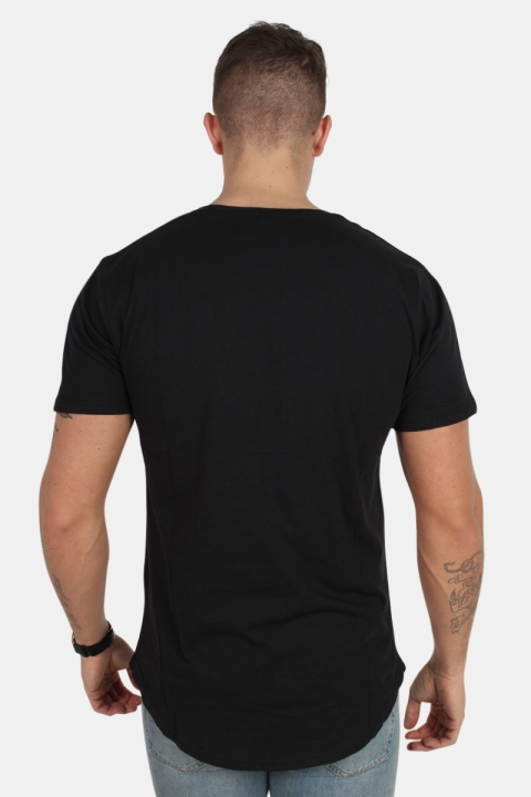 Only & Sons 2pack T-skjorte Matt Longy Tee New Exp Black