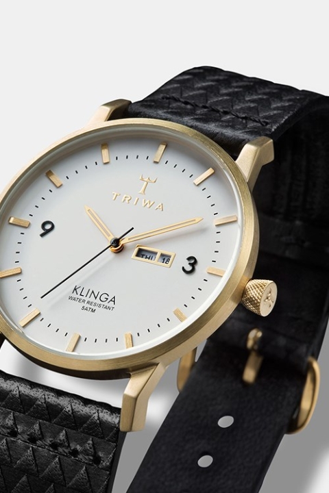 Triwa Ivory Klinga Klokke Brown Black Giza Classic