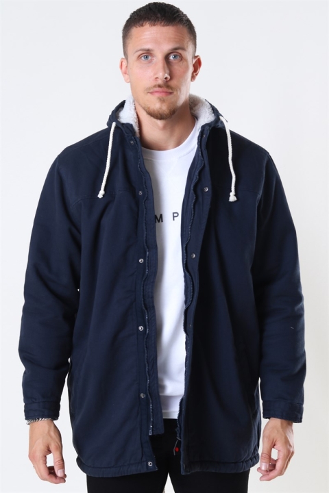 Denim Project Teddy Parka Jakke Navy