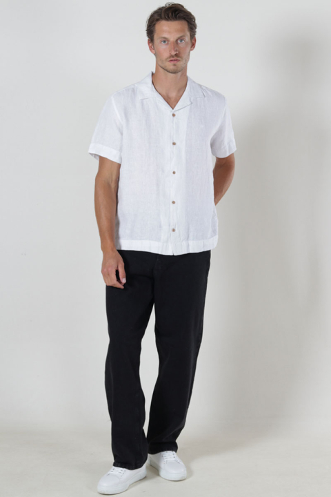 Kronstadt Ayers SS loose Shirt Off White