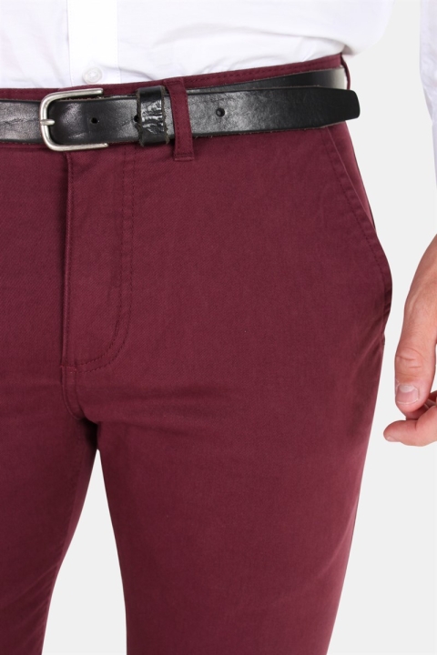 Kronstadt Daniel Stretch Chino Bukser Dark Bordeaux