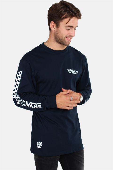 Vans Crossed Sticks LS T-skjorte Navy