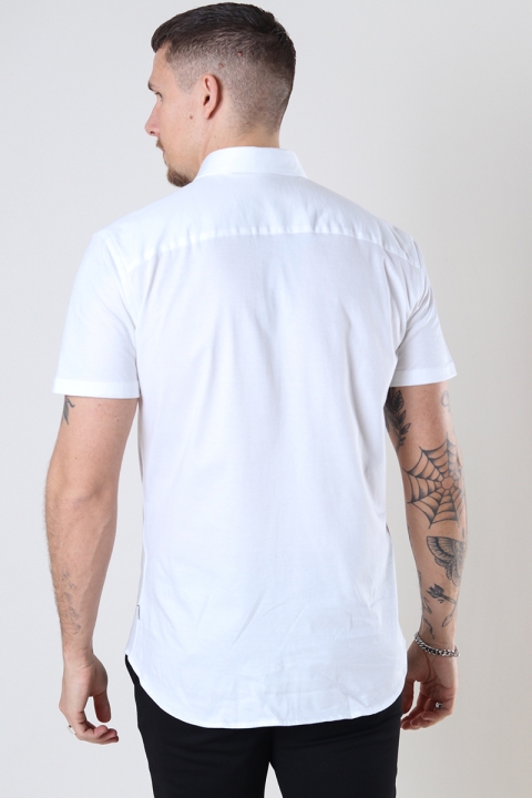 Jack & Jones JPRBLAJERSEY TRAVEL SHIRT S/S White