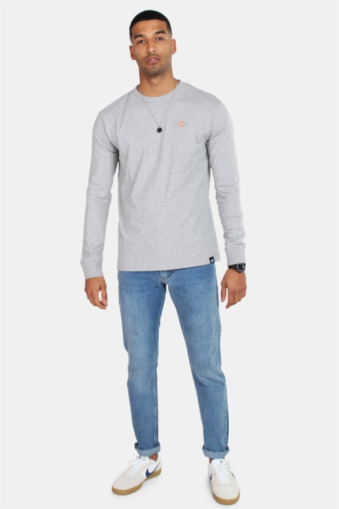 Dickes Round Rock L/S T-Shirt Grey Melange