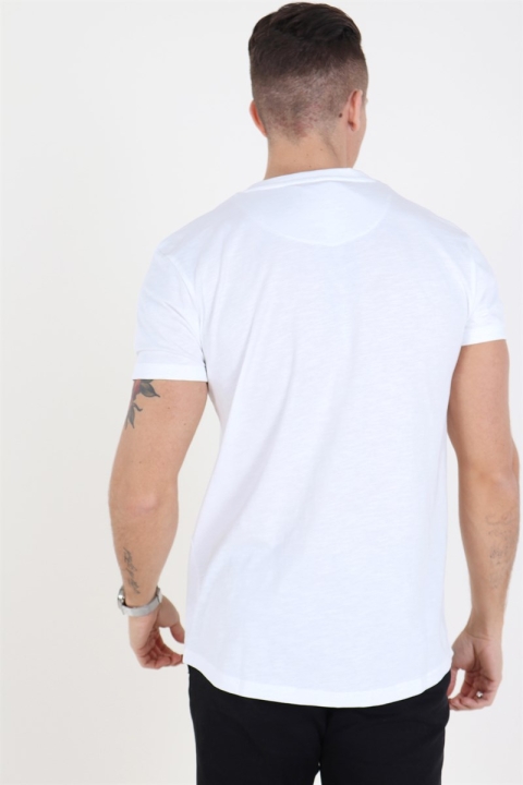 Clean Cut Logo T-skjorte White