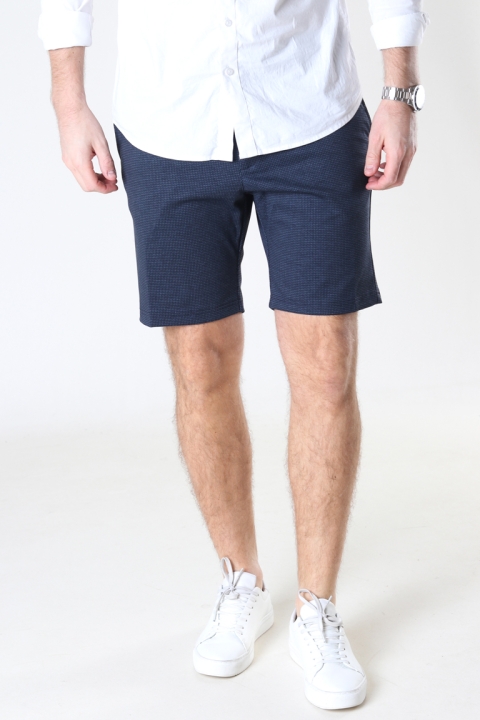 Jack & Jones PHIL CHINO SHORTS NOR STS Navy Blazer HERRINGBONE