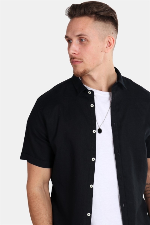 Tailored & Originals Karter S/S Skjorte Black