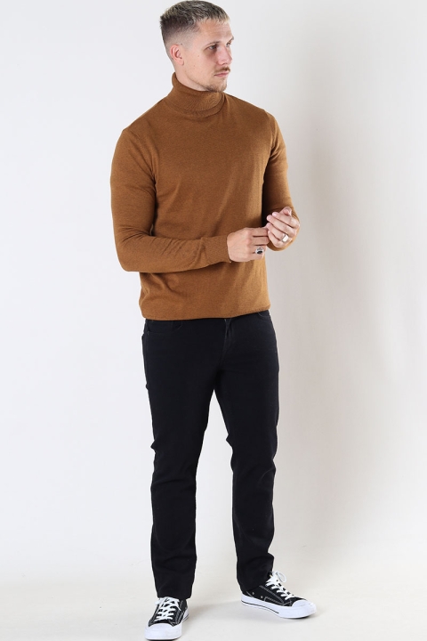 Jack & Jones EMIL KNIT ROLL NECK Rubber