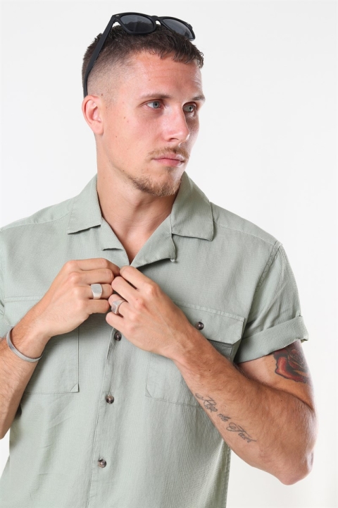 Only And Sons Andrew SS Reg Waffle Solid Shirt
