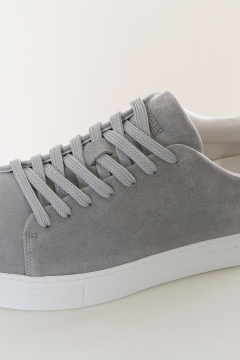 Selected David Chunky Suede Sneaker Grey