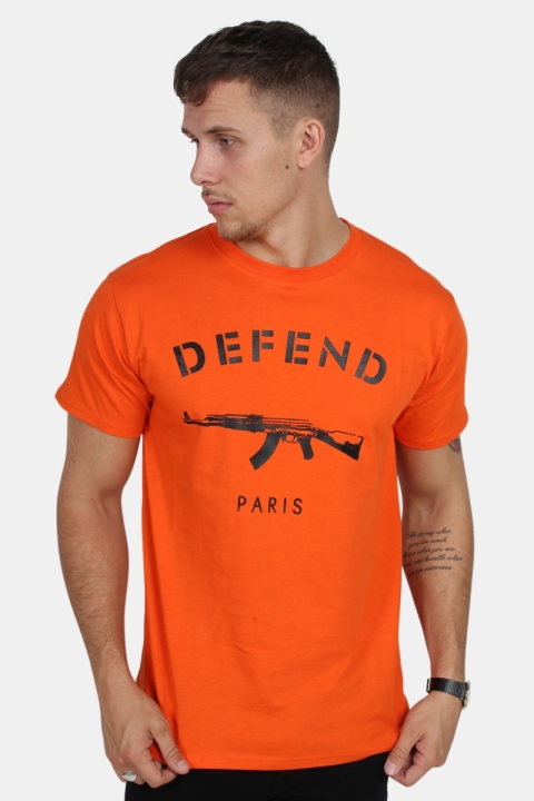 Defend Paris Paris T-skjorte Orange