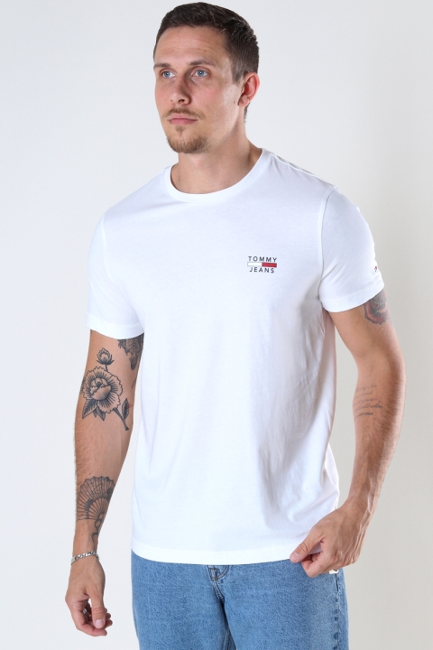 TJM CHEST LOGO TEE White